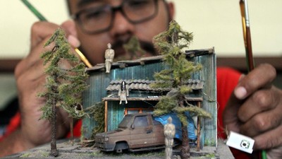 Miniatur Mobil Klasik Made in Malang Tembus Pasar Internasional
