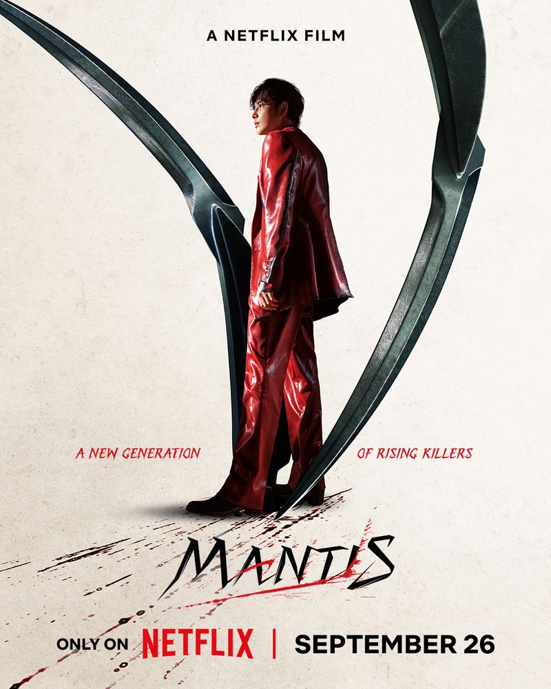 Poster film terbaru Netflix 2025 Mantis diperankan oleh Im Siwan.