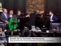 Video: Duh! Sidang Senat di Meksiko Diwarnai Baku Hantam