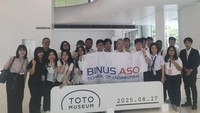 Kunjungan ke Museum Toto merupakan salah satu bagian dari kunjungan industri yang diselenggarakan oleh Binus-ASO School of Engineering untuk mahasiswanya melalui program summer course di Jepang. Foto: Novia Aisyah/detikcom