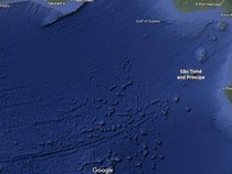 Penampakan Koordinat 0,0 Planet Bumi Dilihat dari Citra Satelit