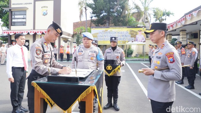 Polres Kediri Kota Gelar Penandatanganan Pakta Integritas
