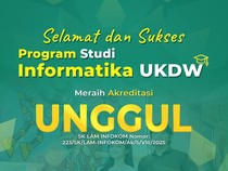 Prodi Informatika UKDW Dapat Akreditasi Unggul dari LAM INFOKOM