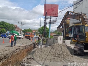 Ada Proyek, Jalan Lingkar Delanggu Klaten Ditutup