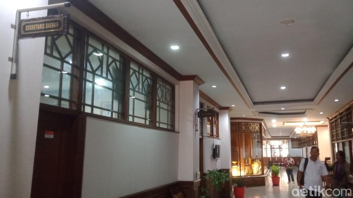 Ruang kerja Sekda Klaten di gedung A Klaten, Kamis (28/8/2025).