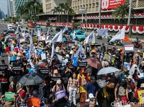 Sempat Blokade Jalan, Massa Iklim Lanjut Gelar Aksi di Monas