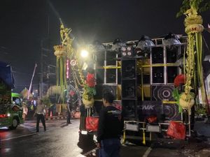 Bandel 15 Truk Sound Horeg Gelar Karnaval di Blitar Berujung Ditilang
