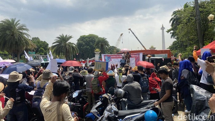 Suasana di Silang Monas. (Devi/detikcom)