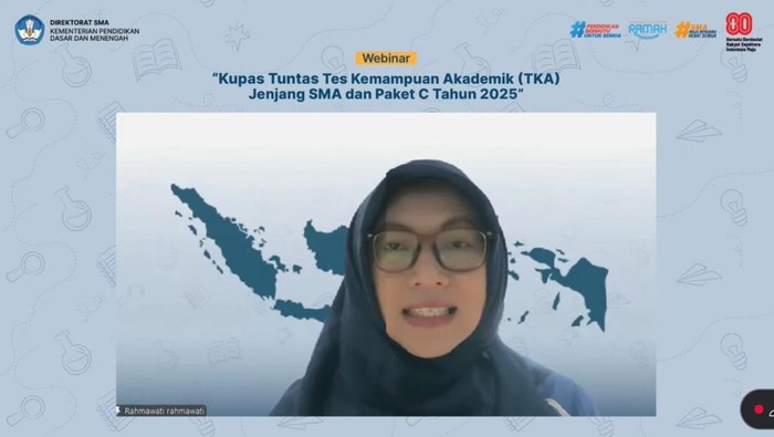 Webinar sosialiasi TKA
