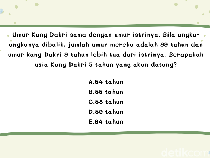 Cooling Down Sejenak, Asah Otak Dulu Yuk!