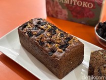 Manis Legit! Bolu Pisang dengan Prune Bisa Dicicipi di Sini