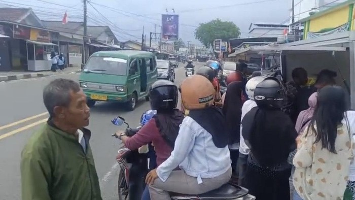 Gerakan Pangan Murah (GPM) Polda Bangka Belitung (Babel) kembali diserbu warga.