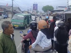 400 Karung Beras Ludes Terjual dalam GPM yang Digelar Polda Babel