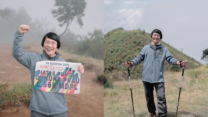 Menolak Tua! Kak Seto Taklukkan Puncak Gunung Prau di Usia 74 Tahun