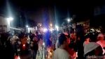 Pasar Pandaan Terbakar Puluhan Kios Ludes