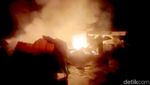 Pasar Pandaan Terbakar Puluhan Kios Ludes
