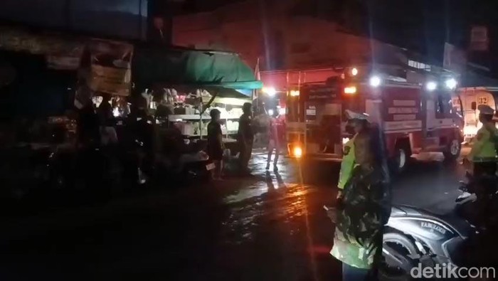 Kebakaran Pasar Pandaan Pasuruan