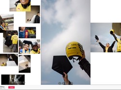 Viral di Medsos, Driver Ojol Hadiri Wisuda Anak Pakai Atribut Maxim