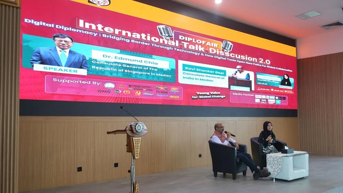 DiploFair yang diselenggarakan oleh Foreign Policy Community of Indonesia (FPCI) Cabang Universitas Sumatera Utara