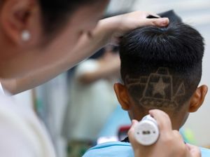 Kreatif, Salon Beijing Sajikan Gaya Rambut Bernuansa Perang Dunia II