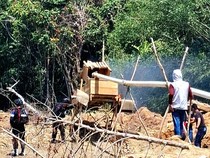 Polisi Bongkar Tambang Emas Ilegal di Muratara, Langsung Dimusnahkan
