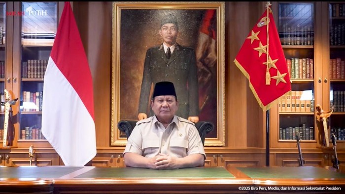 Presiden Prabowo Subianto menyampaikan duka cita atas meninggalnya driver ojol Affan Kurniawan.