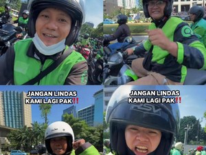 Ojol Suarakan Jangan Lindas Kami Lagi Ya, Pak! Saat Antar Jasad Affan ke TPU