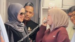 Momen Langka Siti Nurhaliza Nyanyi di Pesawat Hibur Penumpang