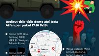 Titik Demo Bela Affan Kurniawan di Jakarta