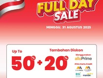 Baru Gajian! Besok Belanja Bulanan di Transmart Full Day Sale, Diskon 50% + 20%