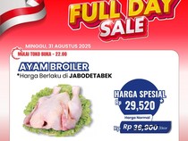 Beli Daging Ayam di Transmart Full Day Sale Rp 29.000
