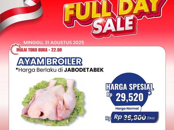 Transmart Full Day Sale Ayam Broiler