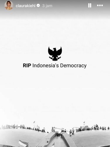 Ungkapan Duka Artis di Demo DPR.
