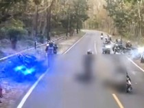 Viral! Kecelakaan Maut Rombongan Moge di Baluran Situbondo