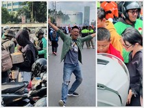 3 Aksi Seleb Bagi-bagi Makanan ke Massa Demo, Ada Atta dan Faby Marcelia