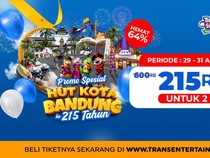 Bandung Great Sale, 2 Tiket Trans Studio Bandung Cuma Rp 215 Ribu!