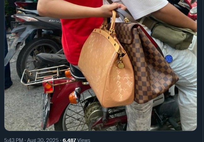 Barang diduga hasil jarahan rumah Sahroni