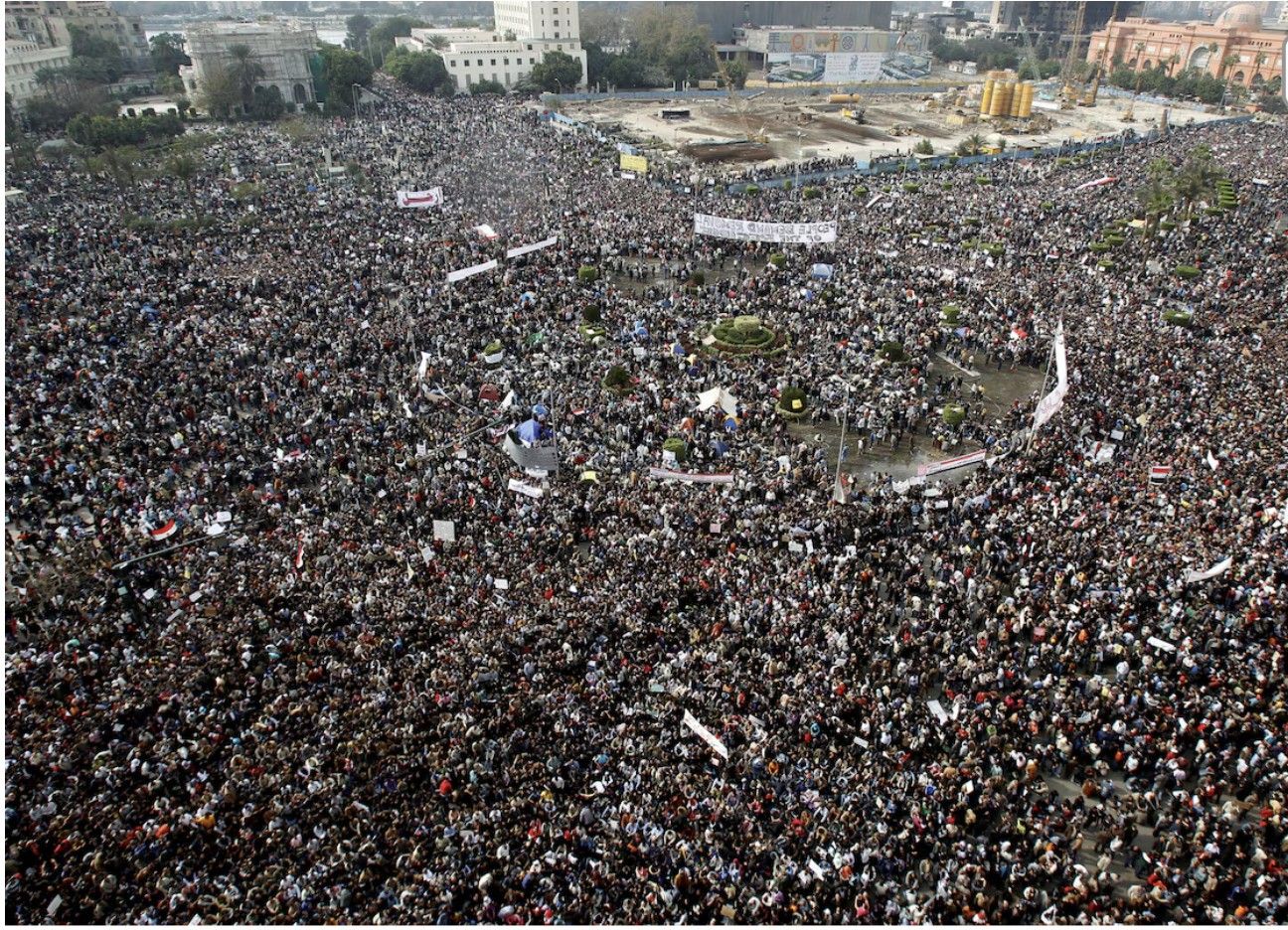 Demo di Tahrir Square Mesir yang dipicu Arab Spring