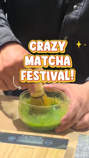 Video: Antre 2 Jam! Cicip Matcha Hits Bandung dan Singapura di Festival Matcha