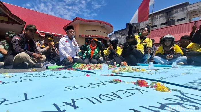 Driver Ojol di Tarakan Gelar Aksi Damai