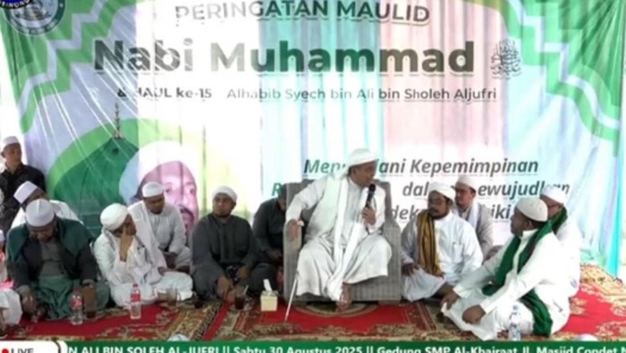 Habib Rizieq (tangkapan layar)