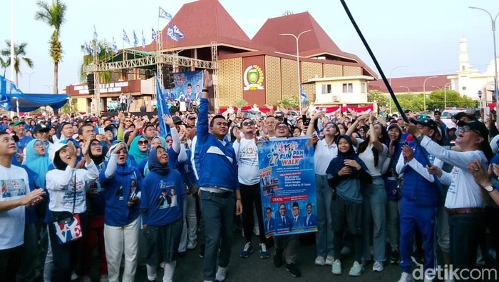 HUT PAN ke-27 digelar dengan jalan santai di Palembang.