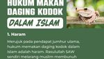 Hukum Makan Daging Kodok dalam Islam