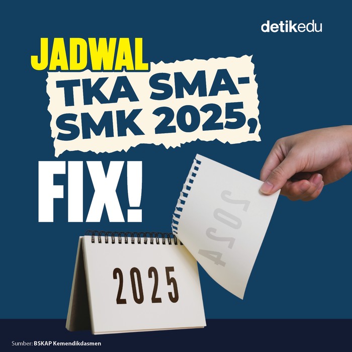 Jadwal TKA SMA-SMK 2025