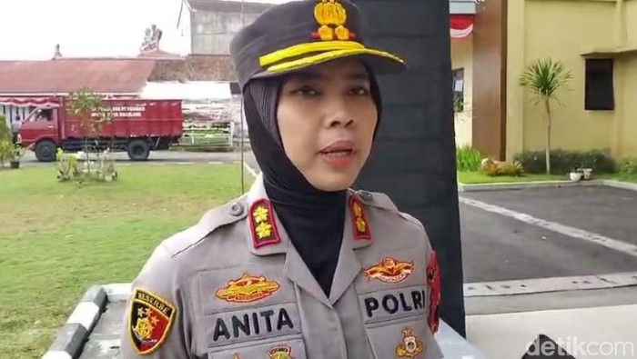Kapolres Magelang Kota AKBP Anita Indah Setyaningrum, Sabtu (30/8/2025).