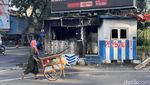 Potret Pos Polisi dan Fasum yang Rusak Pascademo