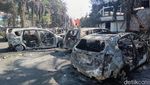 Potret Gedung DPRD Makassar hingga Mobil-mobil Ludes Dibakar Massa Aksi