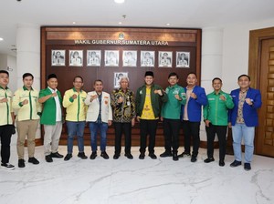 Bertemu Wagub, 5 Organisasi Pemuda di Sumut Nyatakan Dukung Berantas Narkoba
