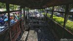 Markas Gegana di Kramat Raya Porak-Poranda, Dua Bus Hangus Terbakar
