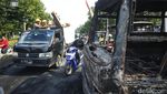 Markas Gegana di Kramat Raya Porak-Poranda, Dua Bus Hangus Terbakar